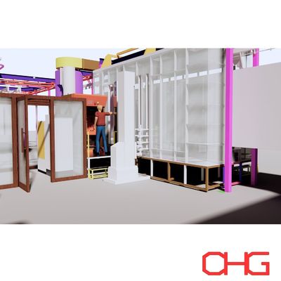 İyi bir fiyat. Dayanıklı Donanımlı Püskürtme Ekipmanlı Metal Alt Katman Elektrostatik Otomatik Toz Boya Hattı Profesyoneli çevrimiçi