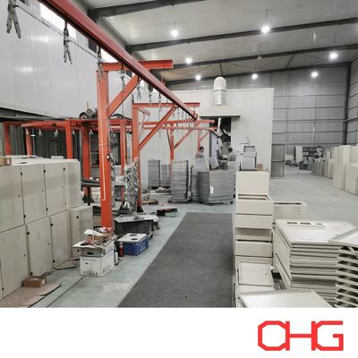 Toz kaplama için tek raylı hava taşıyıcı ekipmanları Özel metal parçaları özelleştirme seçenekleri