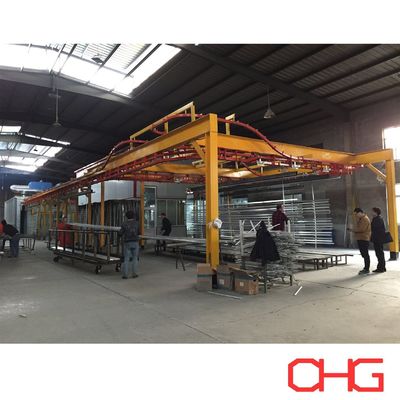 Alüminyum profilli üretim hattı için yarı otomatik toz kaplama ekipmanları