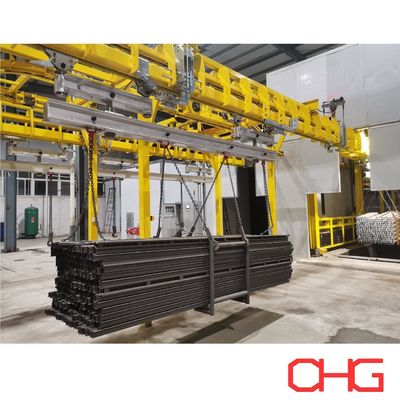 Yapısal parçalar otomatik kaplama makinesi ile sıvı boyama üretim hattı