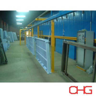 El Elektrostatik püskürtme tabancası, metal substrat üzerindeki hastane yatakları için özel toz kaplama hattı