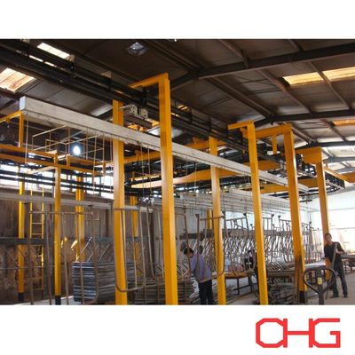 Otomatik Toz Kaplama Üretim hattı PVC püskürtme kabinli özelleştirilebilir toplam ağırlıklı paketle