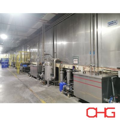 Superiro toz kaplama hattı kaplama makinesi için özel ön işleme püskürtme tünel sistemi