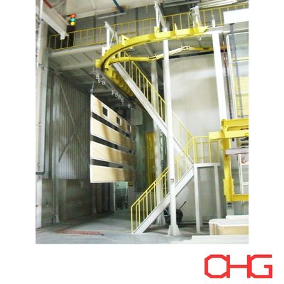 Demir Elektrik Kontrol Kabineti için Otomatik Toz Kaplama Üretim Liniyası