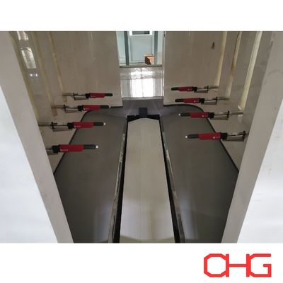 Robot cilalama ve rehberlik ekipmanları kuruluşu ile karbon çelik levha toz kaplama hattı