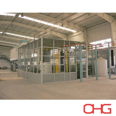 Paslanmaz çelik PVC PP toz kaplama ekipmanları için otomatik kaplama kabin
