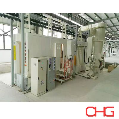 Kalite Paslanmaz Çelik PVC Karbon Çelik Toz Kaplama Sprey Booth için Kaplama Üretim hattı Fabrika