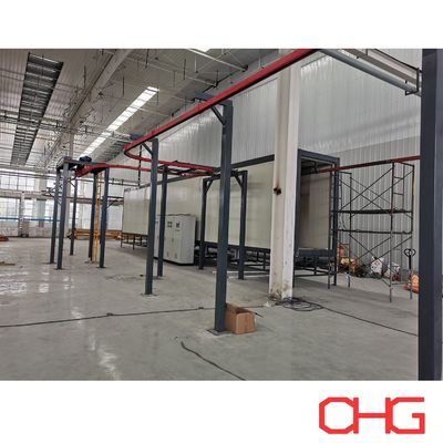 Alüminyum profilli donanım için otomatik toz kaplama hattı