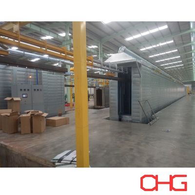 Alüminyum profiller için otomatik yöntem türü toz kaplama üretim hattı