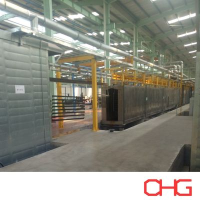 İyi bir fiyat. Çeşitli üretimi desteklemek için üst taşıyıcı sistemi ve manuel yükleme ile alüminyum profilleri için toz kaplama hattı çevrimiçi