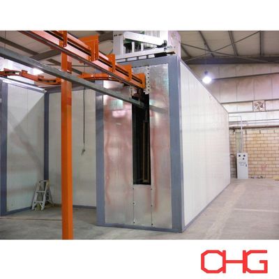 Otomotiv bileşenleri için özelleştirilebilir hava taşıyıcı sistemi otomatik elektrostatik toz kaplama hattı