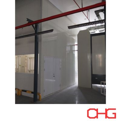 Akrilik Levhalar için Optimize Edilmiş Toz Boya Hattı Makinesi PLC Kontrolü