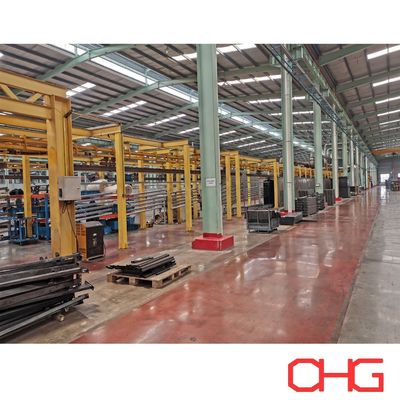 Alüminyum profiller için elektrostatik toz kaplama ekipmanları PLC kontrol ünitesi