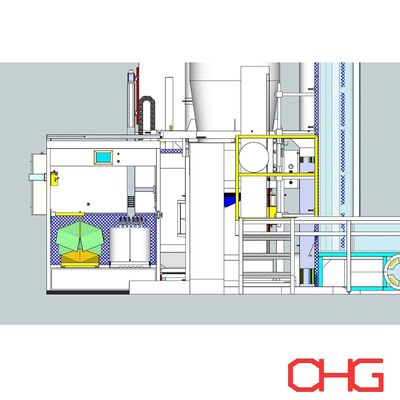 Kapalı Devre Ekipmanlı Elektrostatik Toz Besleme Merkezi ile Toz Boya Sistemi