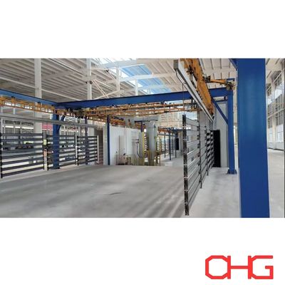 İyi bir fiyat. Power amp Free Overhead Sistemi ile raflar için özelleştirilmiş toz kaplama hattı çevrimiçi
