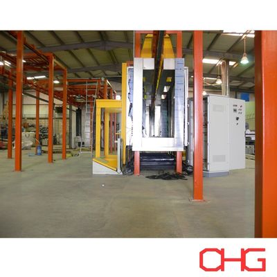 Özel donanımlı püskürtme ekipmanları ve elektrostatik püskürtme tabancaları ile profesyonel toz kaplama üretim hattı