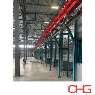 İyi bir fiyat. Power and Free Overhead Trolly Conveyor System for Coating Line offers customizable layout çevrimiçi