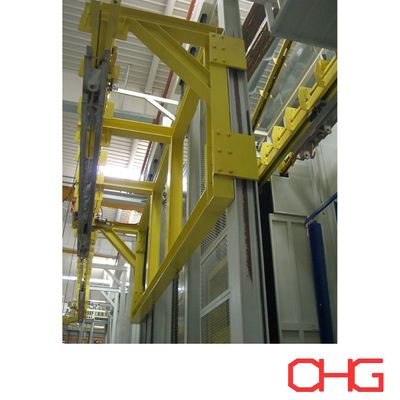 PLC Kontrol Toz kaplama kaldırma makinesi kaplama üretim hattı için özelleştirilebilir